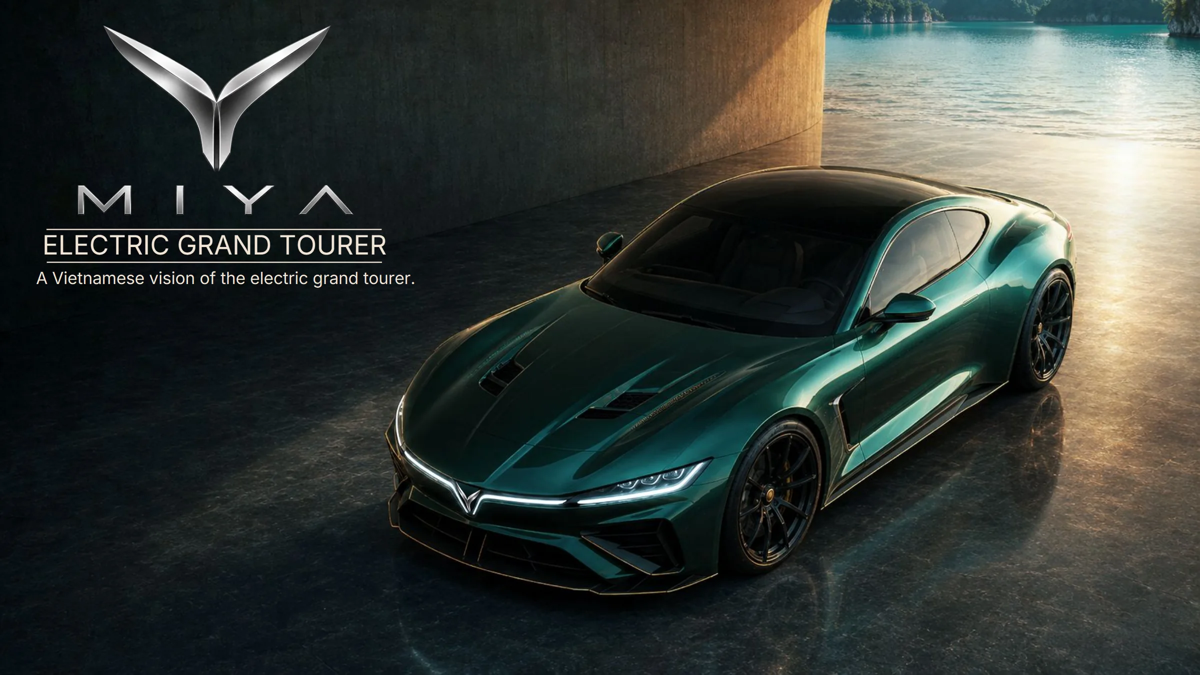 MIYA Electric Grand Tourer closing hero view